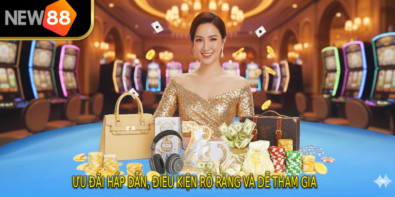 Ưu đãi hấp dẫn, điều kiện rõ ràng và dễ tham gia