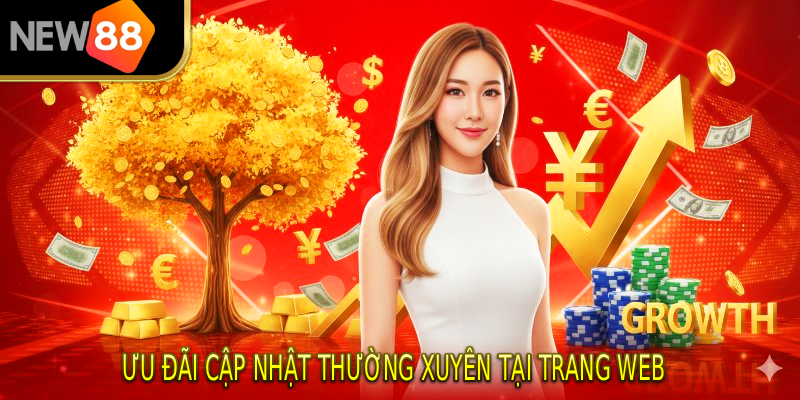 Ưu đãi cập nhật thường xuyên tại trang web